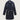 Trench-coat bi-matière cuir navy – Rodier