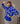 Pull col roulé jacquard - Bleu Outremer