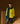 Oversized kashmir tröja med turtleneck - Jaune