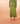 Lång utsvängd stickad kjol - Pistachio Green