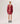 Kort skinnjacka med dragkedja - Ruby Red