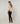 Stretch leggings i lammskinn - Mörklila