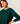 Merino wool cardigan - English Green