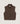 Ärmlös cardigan med hög krage - Havana Brown