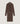 Midi length knitted dress - Havana Brown
