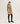 Jupe courte en laine bouillie - Beige Ficelle