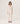 Oversized V-ringad kashmirtröja - White Ecru