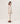 Oversized V-ringad kashmirtröja - White Ecru