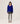 Oversized V-ringad kashmirtröja - Ultramarine Blue