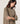 Pull col montant oversize en cachemire - Beige
