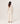 Kort kabelstickad kashmirtröja - White Ecru
