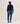 Cashmere turtleneck sweater - Navy Blue