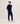 2-ply cashmere jogging pants - Navy Blue