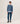 Round-neck 2-ply cashmere sweater - Blue