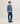 Round-neck 2-ply cashmere sweater - Blue