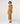 Leather link belt - Camel Brown