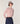 Kort cardigan i merinoull - Pearl Pink