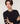 Short merino wool cardigan - Black