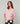 Pull col V oversize en laine - Rose Pale