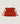 Charly bucket bag i lammskinn - Orange Corail