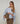 Silk round neck twin set - Sky Blue