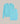 Silk round neck twin set - Turquoise Blue