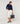 Short structured cardigan - Marine