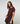 Round-neck wool twin-set - Prune