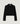 Veste courte croisée en maille Milano - Noir