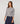 Långärmad tröja med peplum - Grå