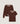 Cotton twin-set - Marron