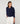 Short structured cardigan - Marine